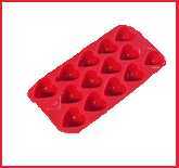 Valentinstag Herz Eiswürfel